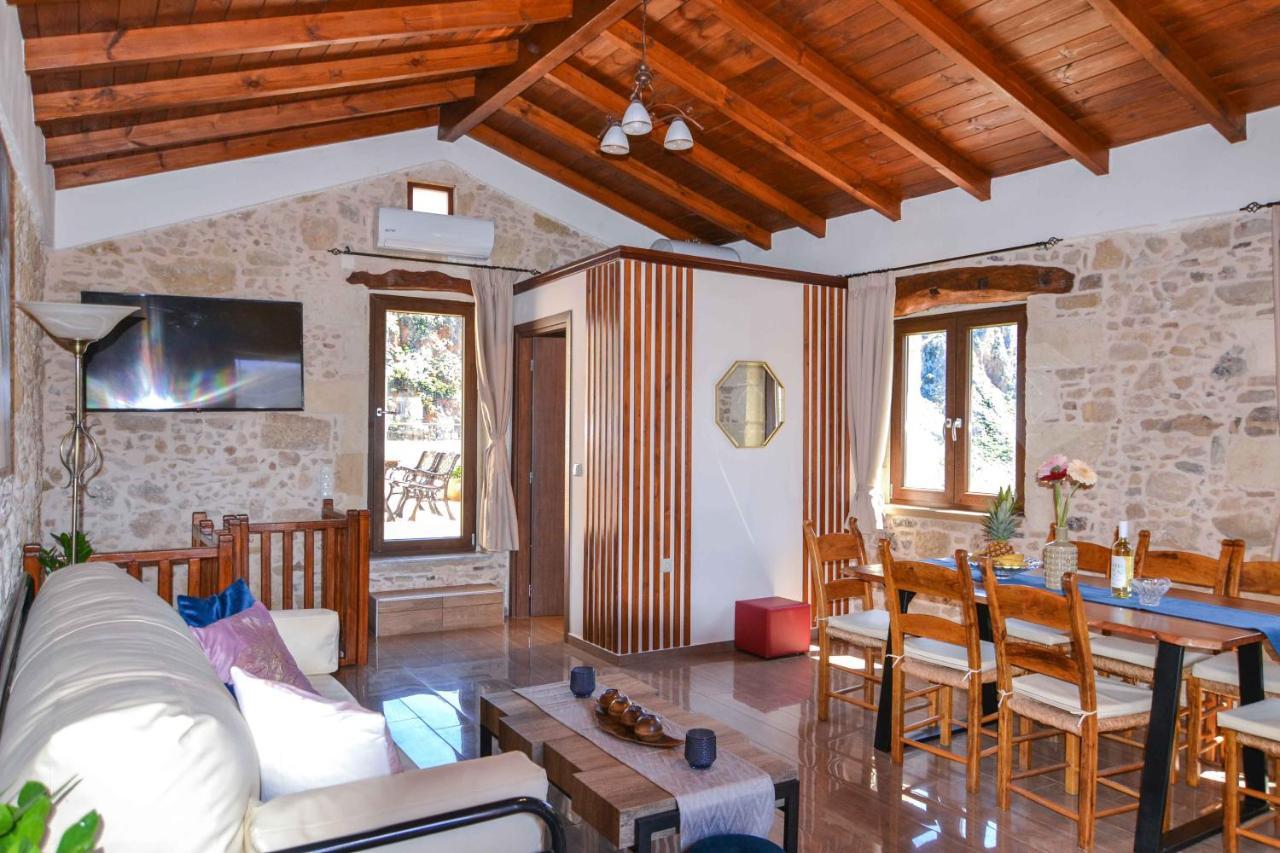 קיסאמוס Villa Anastasia Luxe With Top Wifi, Bbq & Amazing Views מראה חיצוני תמונה