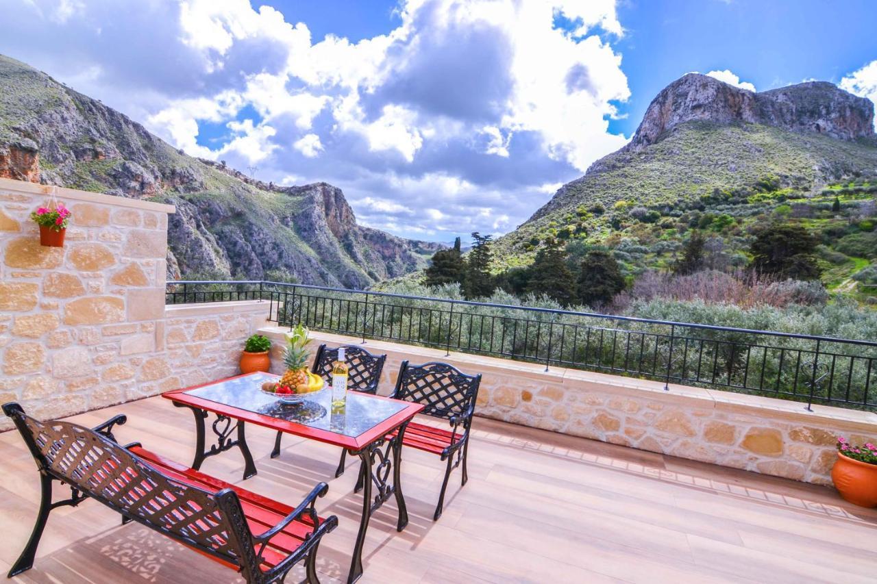 קיסאמוס Villa Anastasia Luxe With Top Wifi, Bbq & Amazing Views מראה חיצוני תמונה